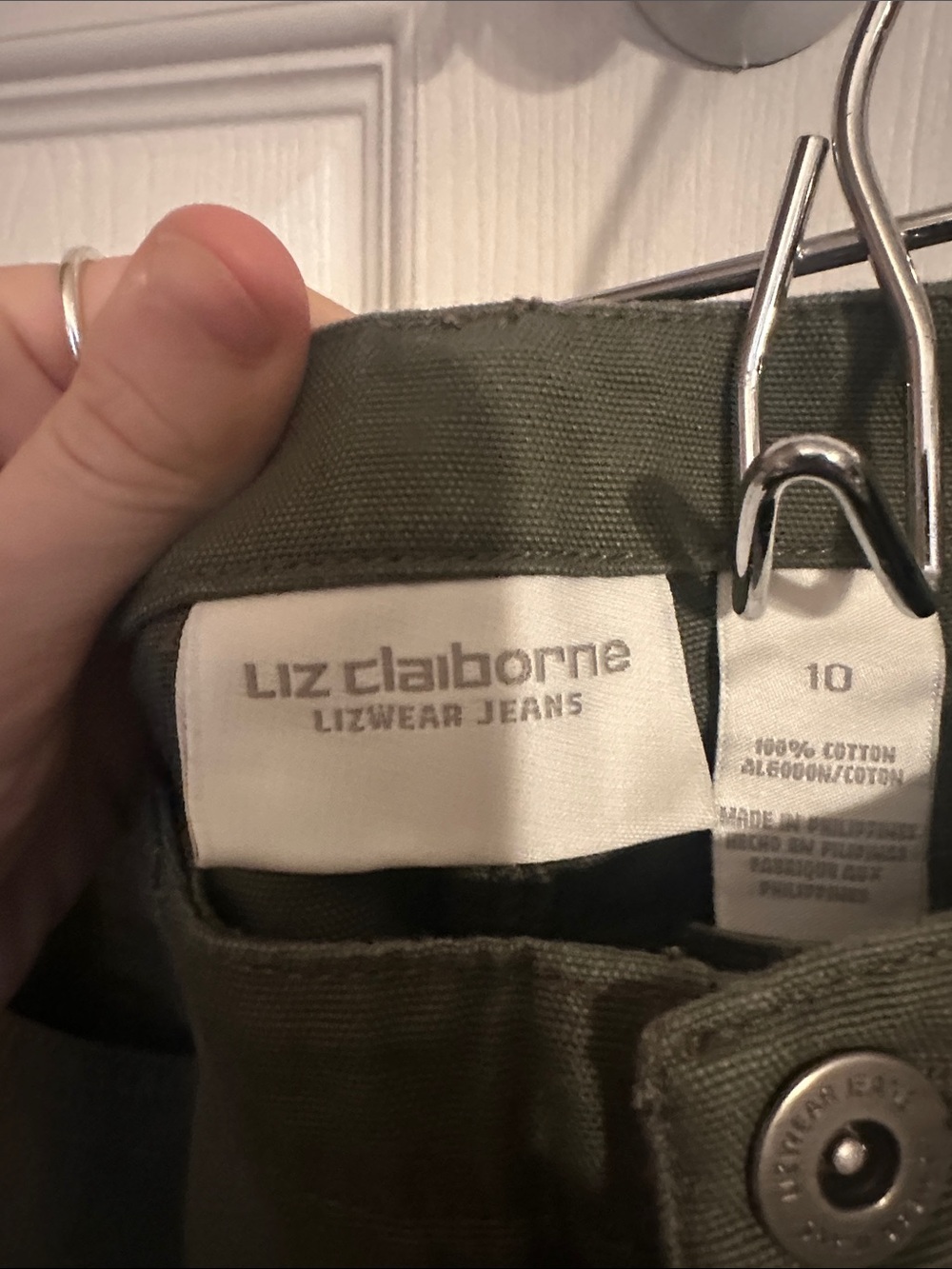 Liz Claiborne Lizwear jeans shorts Size 10 - Picture 4 of 9
